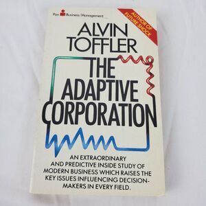 The Adaptive Corporation‎ by Alvin Toffler Paperback Book